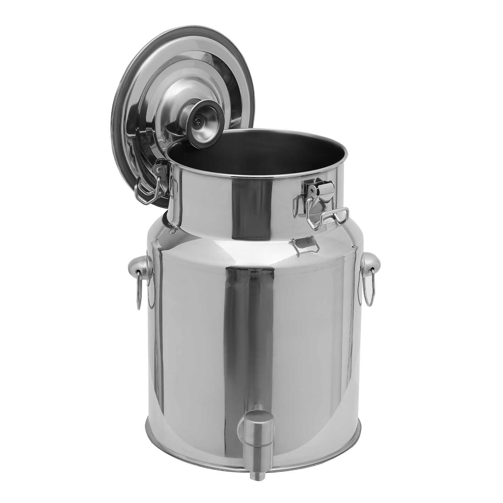Beverage Drink Dispenser 304 Stainless Steel Milk Can Milk Transport Barrel