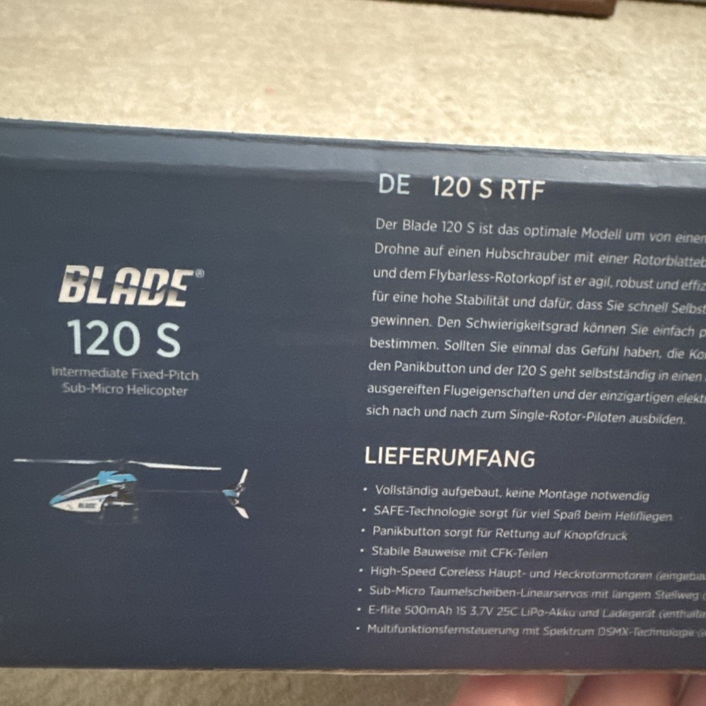 BNF Blade 120S Helicopter Remote Control/new