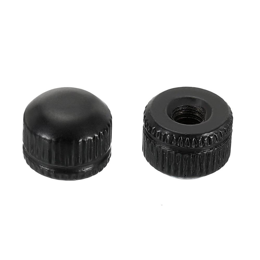M4 Nut Hood, 25pcs Female Knurled Thread Black