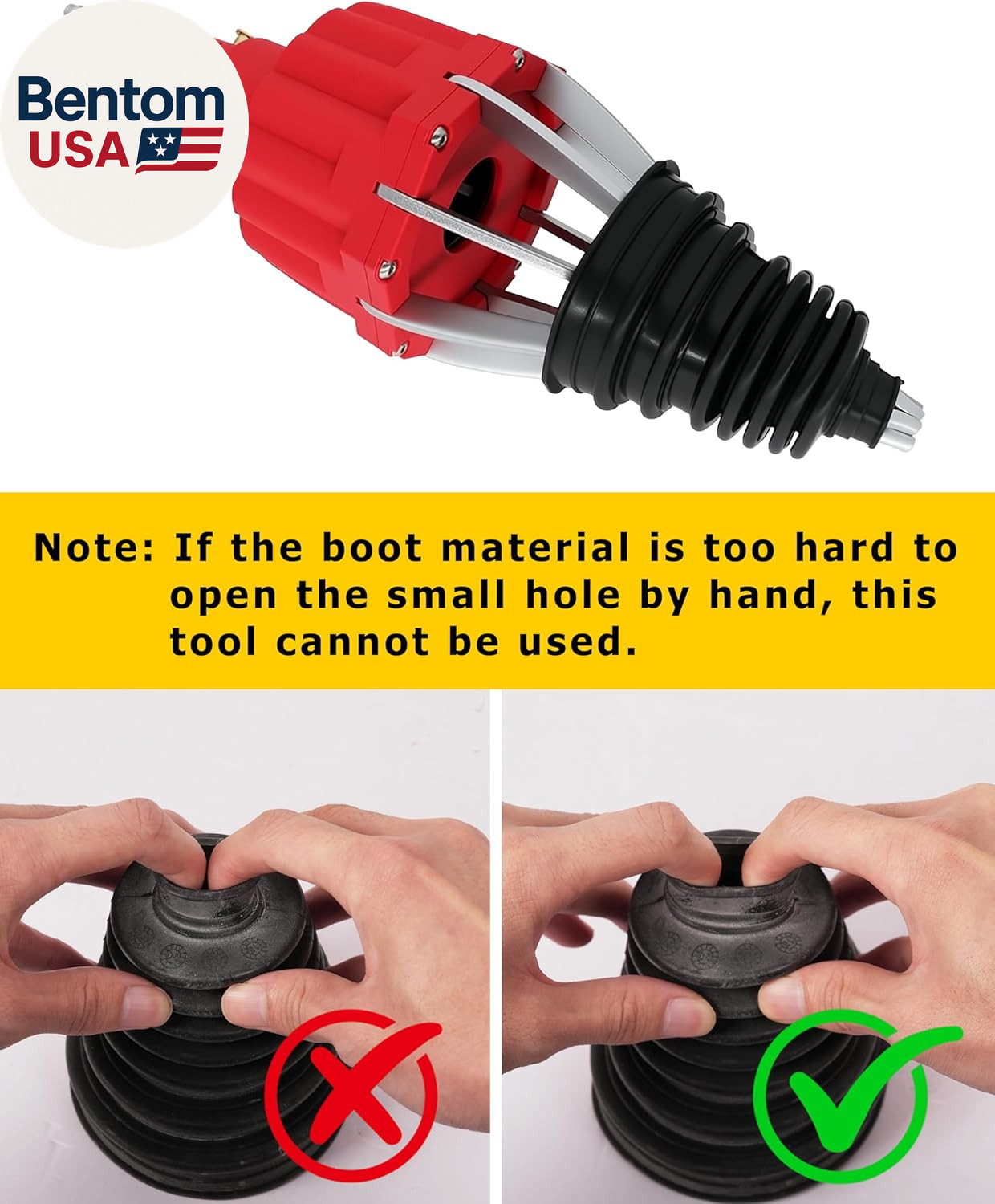 Pneumatic Air Power CV Joint Boot Expander Install Installation Removal Tool for