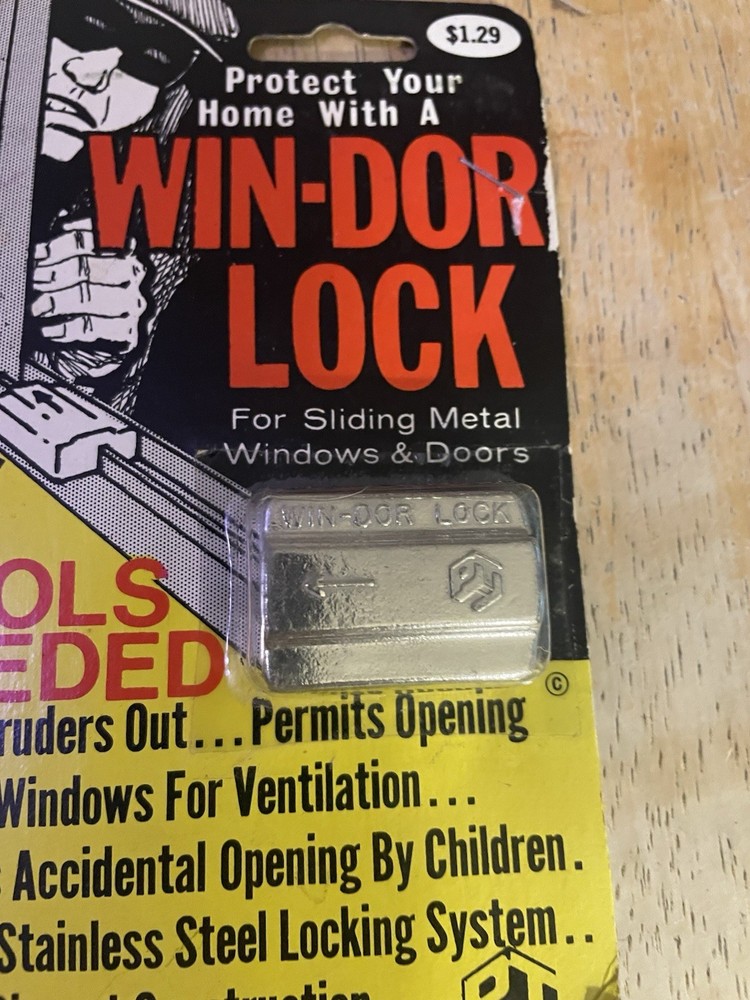 VTG Security Hardware Win-Dor-Loc Packaging Techiques NOS Sealed
