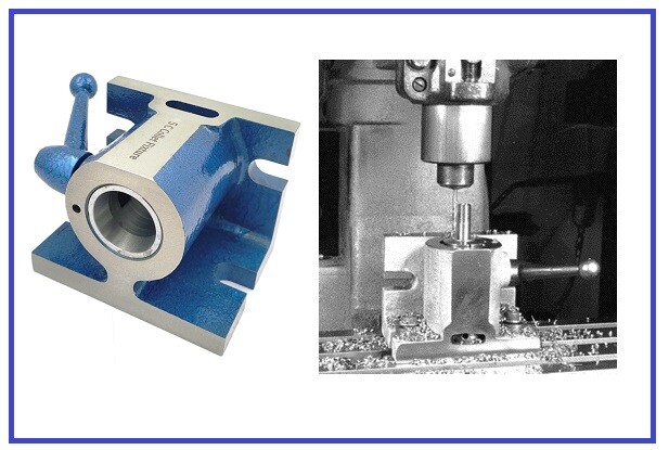 5C Horizontal-Vertical Angle Collet Holding Fixture