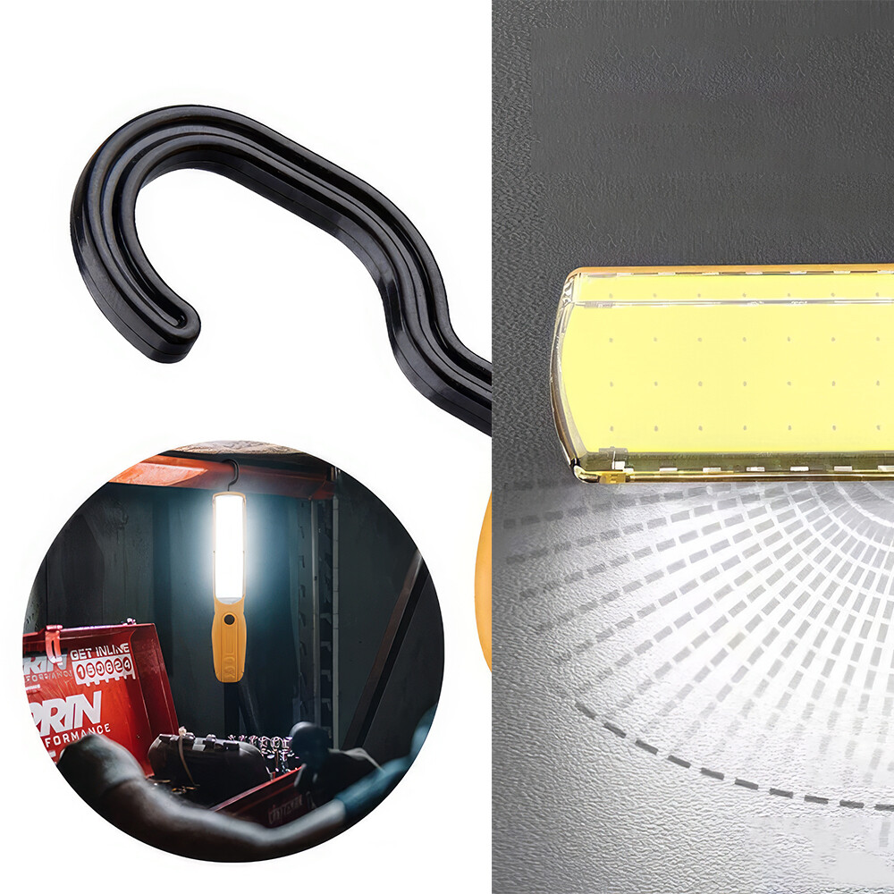 Rechargeable Work Light Magnetic Work Light 3 Modes for Car Repairing/Emergency
