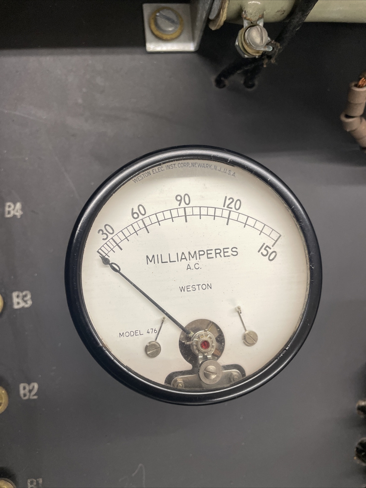 Vintage Retro Fire Alarm Signal Panel 4201-2 IBM Slate Back CLEAN! VERY RARE!