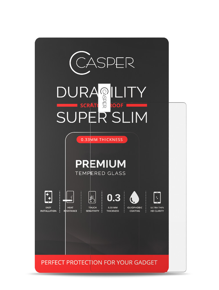 Casper Tempered Glass Compatible For Microsoft Surface 2 (Retail Pack) (Clear)
