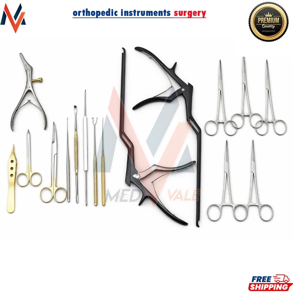 Basic orthopedic instruments surgery set of 15 Pcs surgical instruments set