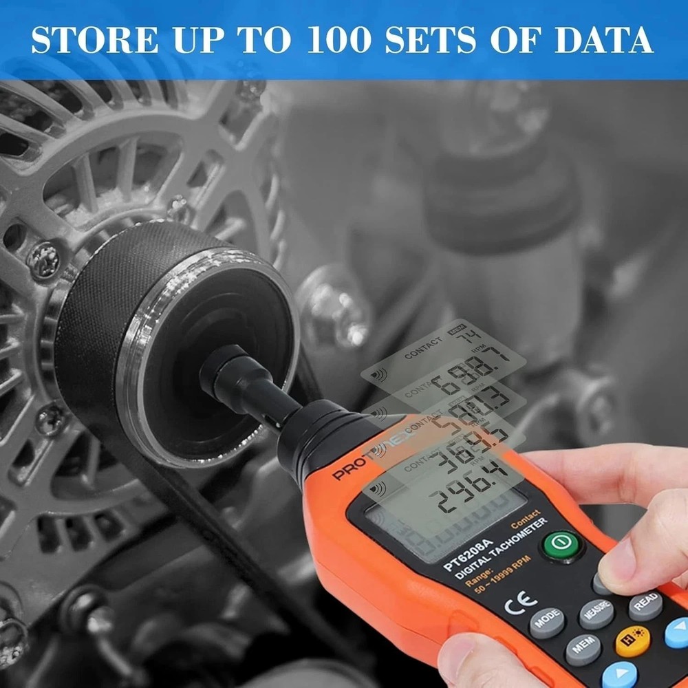Portable Handheld Tachometer for Various Measurement Needs