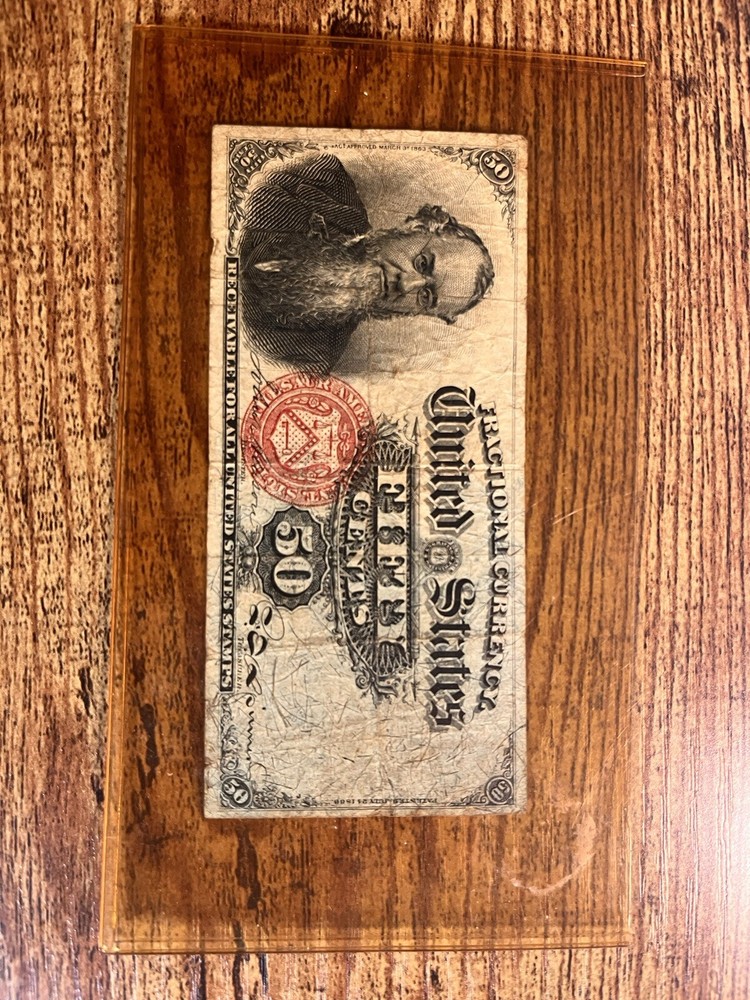 US 50 Cent Bill 1866 Great Condition