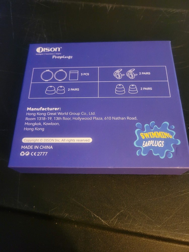 Olson Proplugs Swimming Earplugs