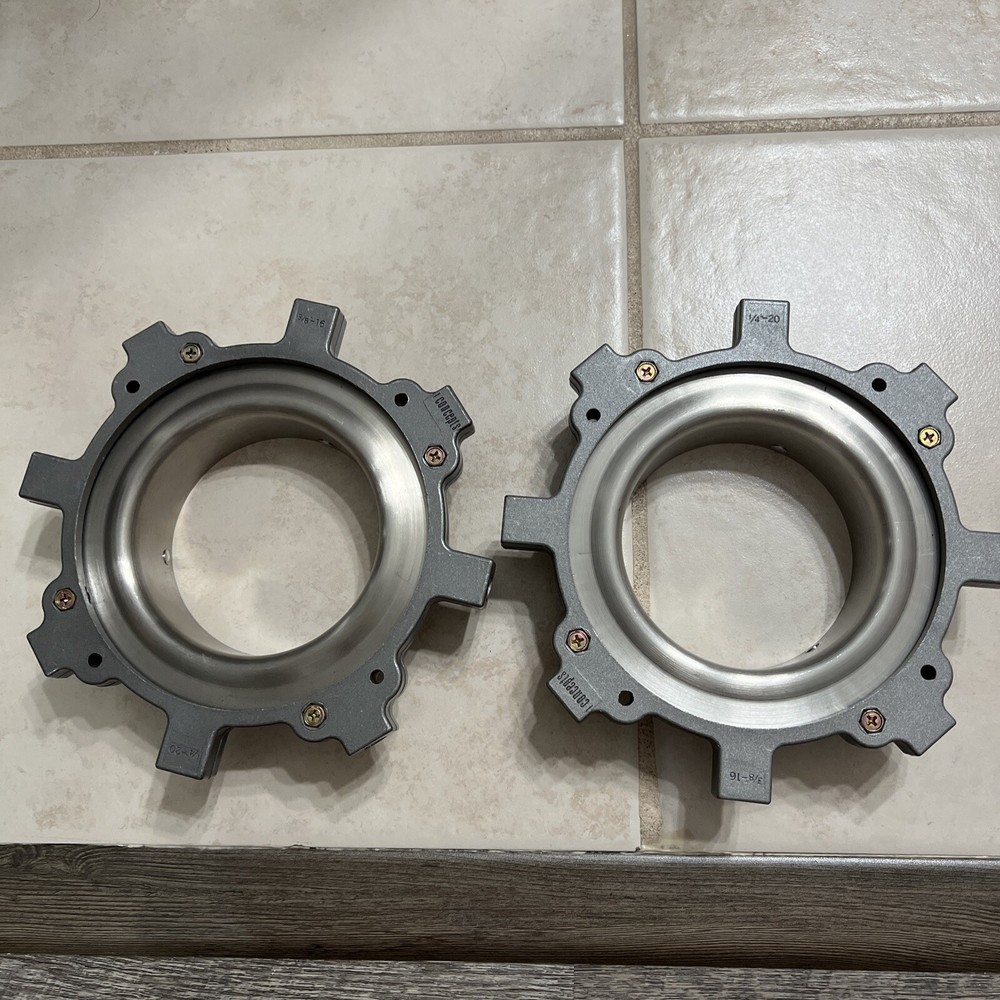 Pair Of Two Bowens Esprit Ring Adapter Only For  Camera Flash