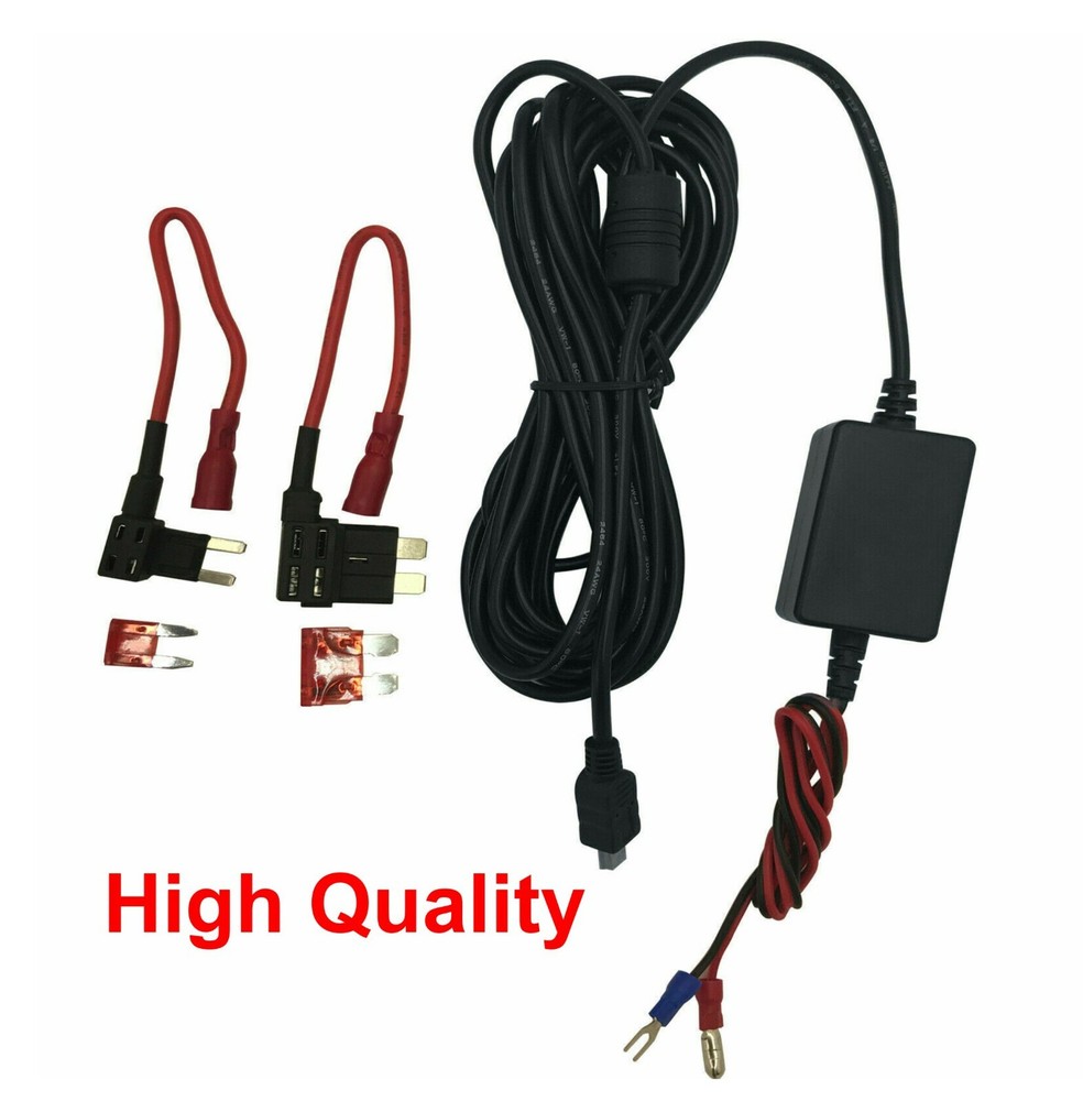 NextBase Dash Cam MINI USB Input Hardwire charger Kit ACU & ACS Plugs Universal