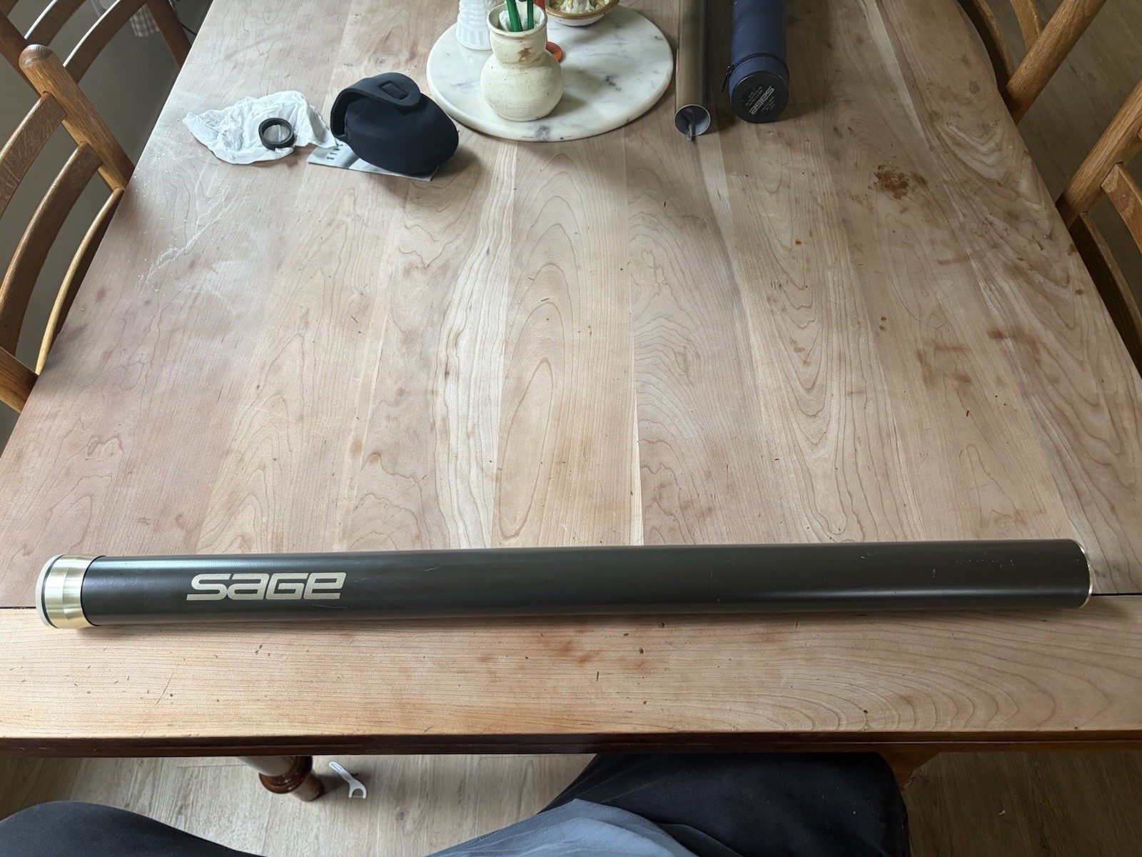Sage Z Axis 4 Piece Fly Fishing Rod (Tube Only) Excellent