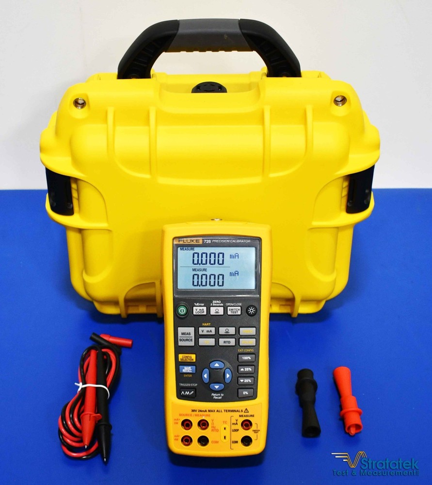 Fluke 726 Multifunction Process Precision Calibrator - NIST Calibrated with Data