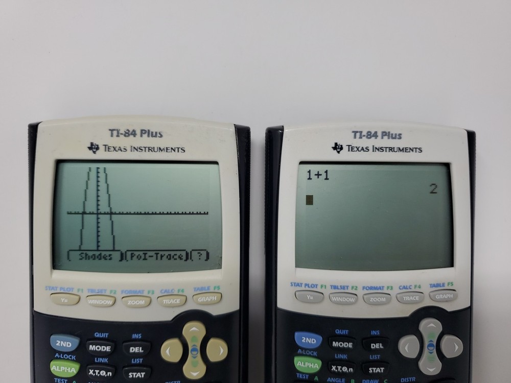 Texas Instruments TI-84 Plus Graphing Calculator - Dark Blue *Read*