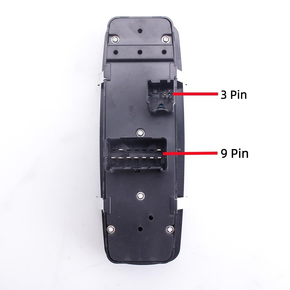 Master Power Window Switch Compatible with 2009 2010 2011 2012 Dodge BLACK