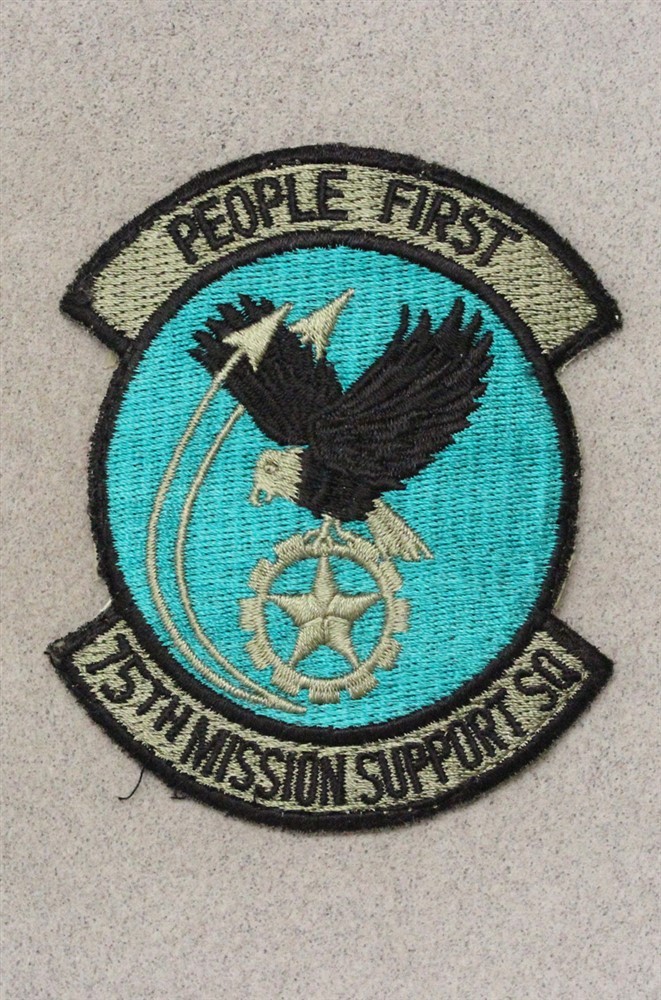 USAF Air Force Patch 4186: 75th Mission Support Sqdn - subdued