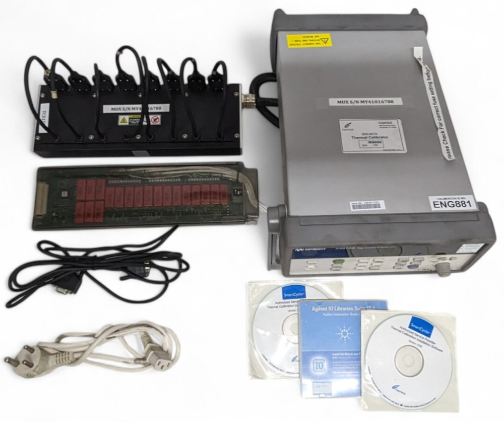 Agilent 34970A DAQ Mainframe + 34902A 16-Channel MUX Module – Fully Functional