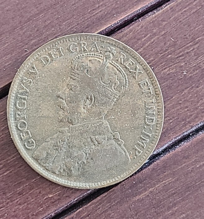 1919 Canada 1 Large Cent Coin