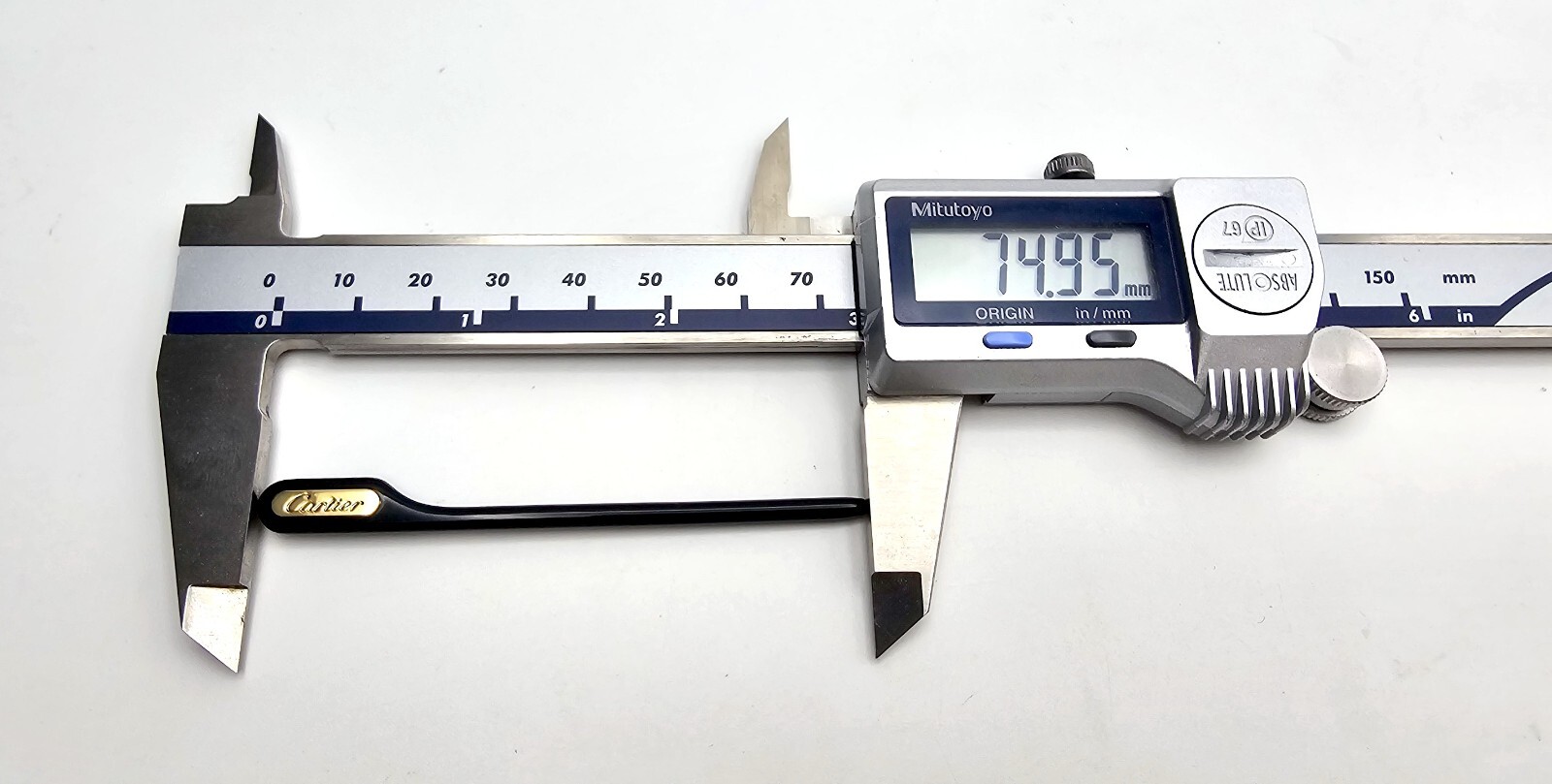 NEW! Authentic Cartier Black/Silver Temple Tips