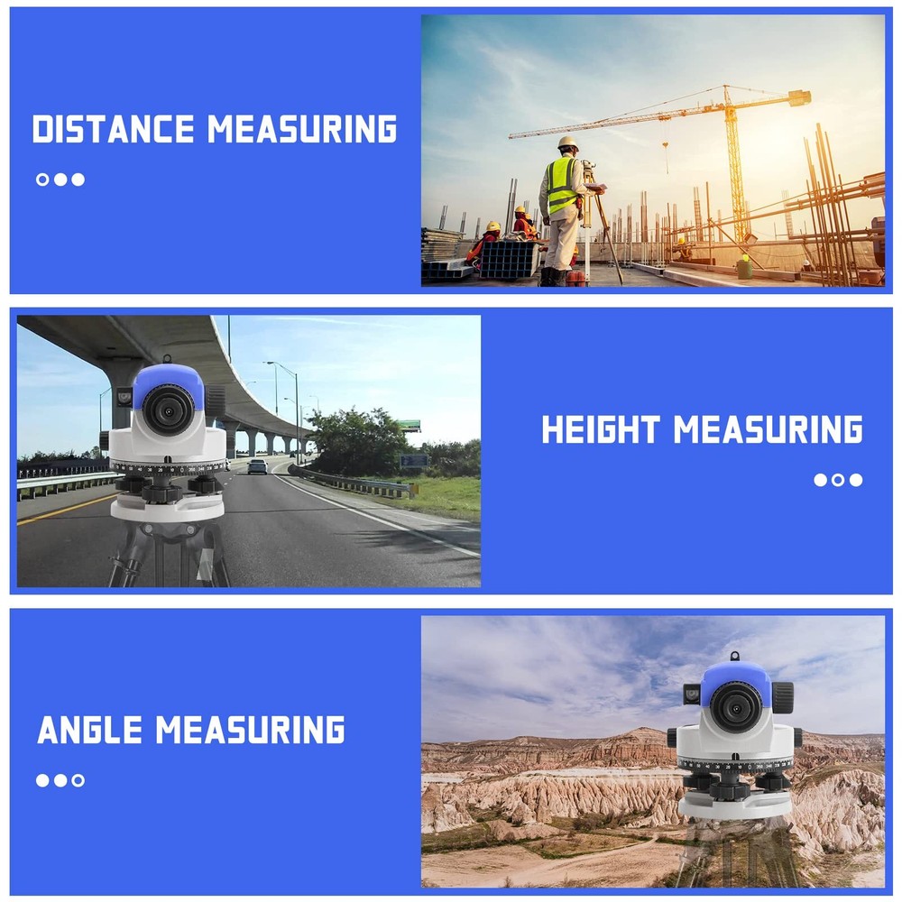 Automatic Level 32X Optical Transit Survey Auto Level High Precision Level Ga...