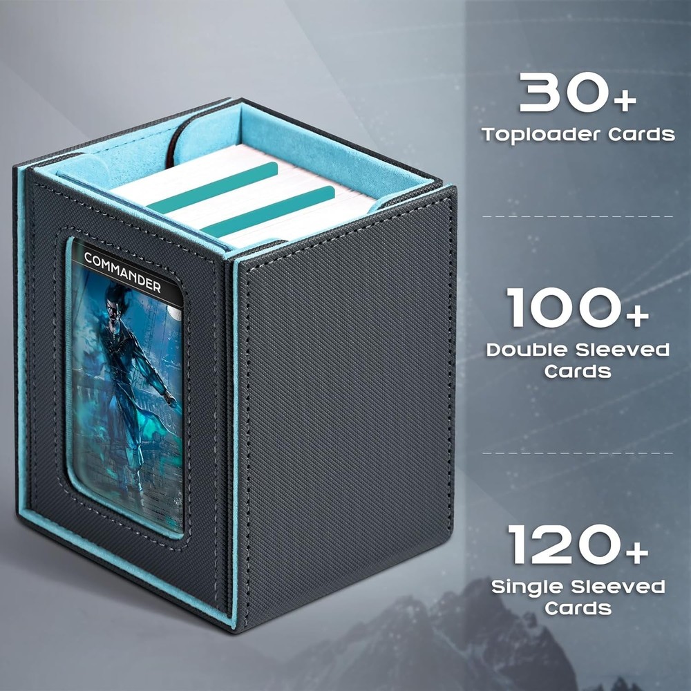 Waterproof MTG Deck Box with Display Window
