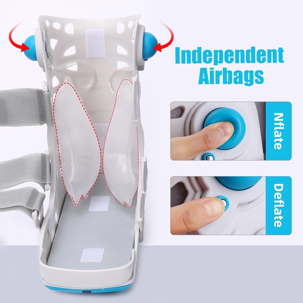 Walker Fracture Boot Air Cam Walker Boot Inflatable Walking Boot for Achilles...