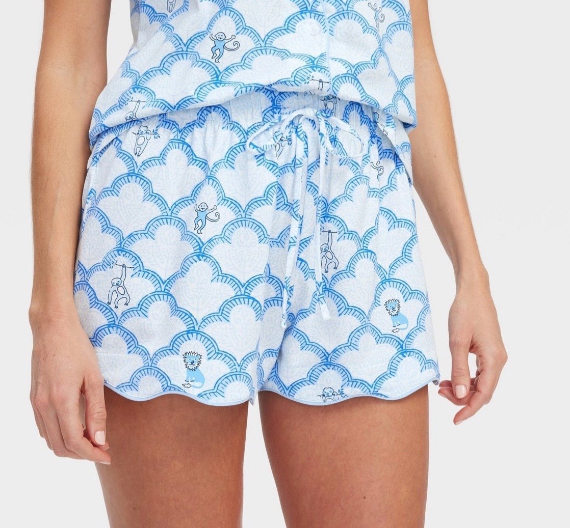 Roller Rabbit x Target Women’s Size M Geo Trellis Short Sleeve Short Pajama Set