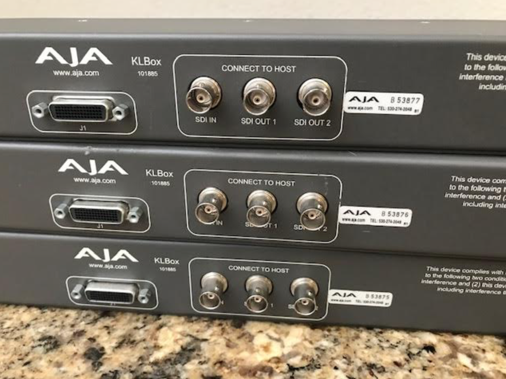 AJA KL Box KLBox 101885 Video Editing External Breakout Box