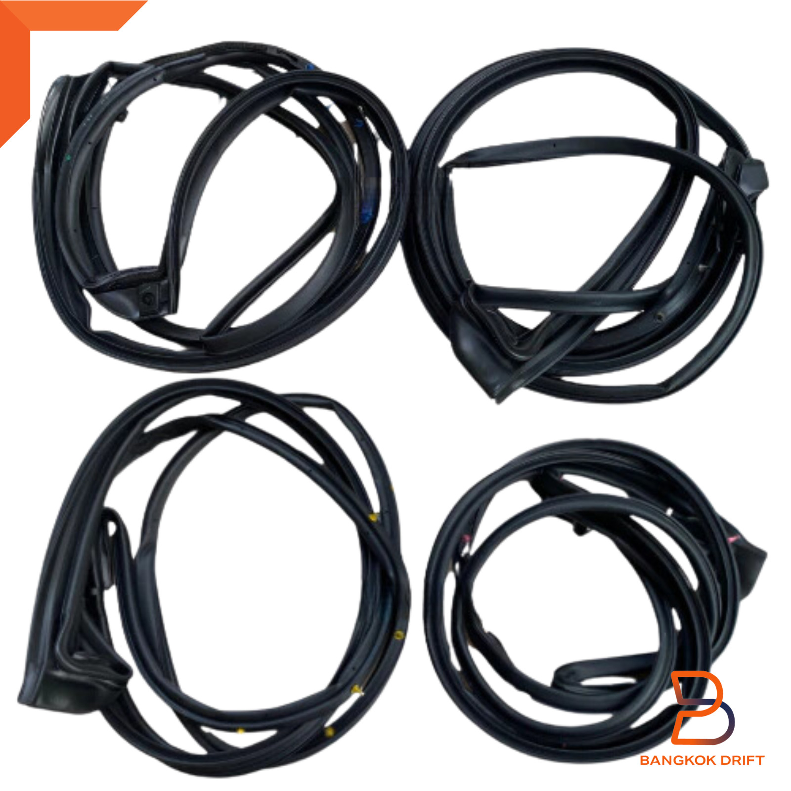 ALL 4 DOORS RUBBER SEAL WEATHERSTRIP FOR TOYOTA CAMRY ACV40 XV40 07-11 LE SE