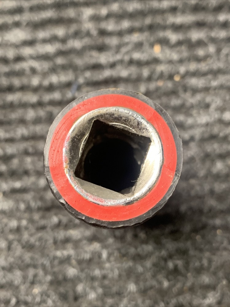 Cementex Insulated 5/8" 1000V 12PT Socket - 1/2" Square Drive, Deep Socket