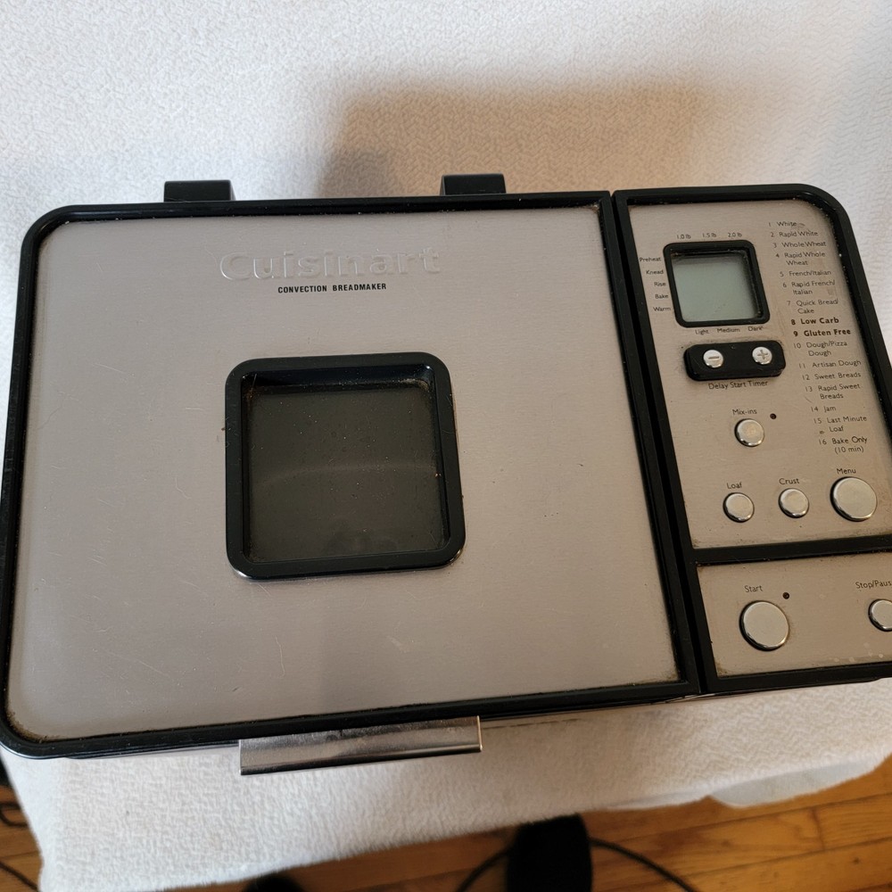 Cuisinart CBK200 Convection Bread Maker - Silver, Works, Read Description
