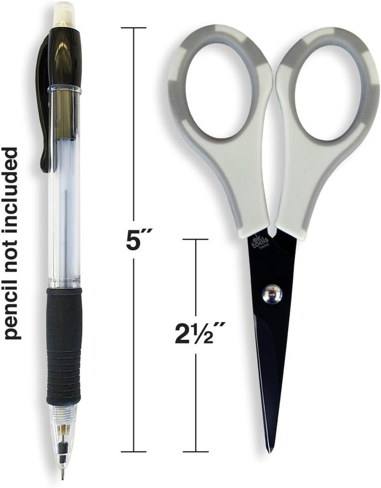 Precision Craft Scissors Micro Tip Non Stick Stainless Steel For Scrapbook