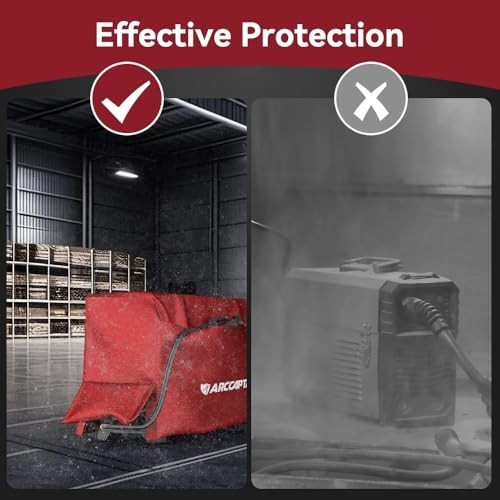 Waterproof Welding Machine Cover, Reusable Foldable Dust Protector 20"x14