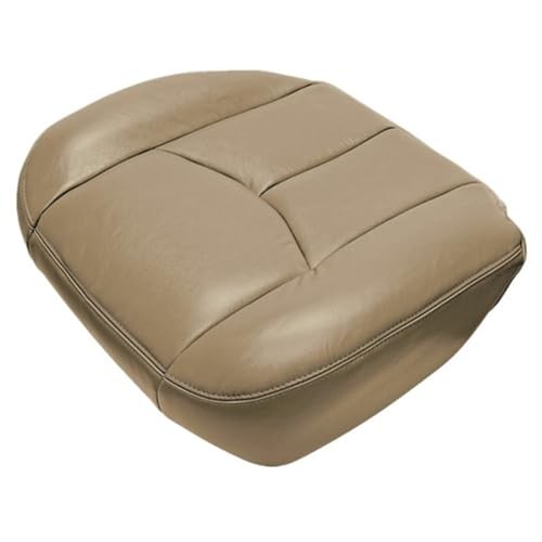 Front Driver Side Bottom Replacement Leather Seat Cover Medium Neutral Tan