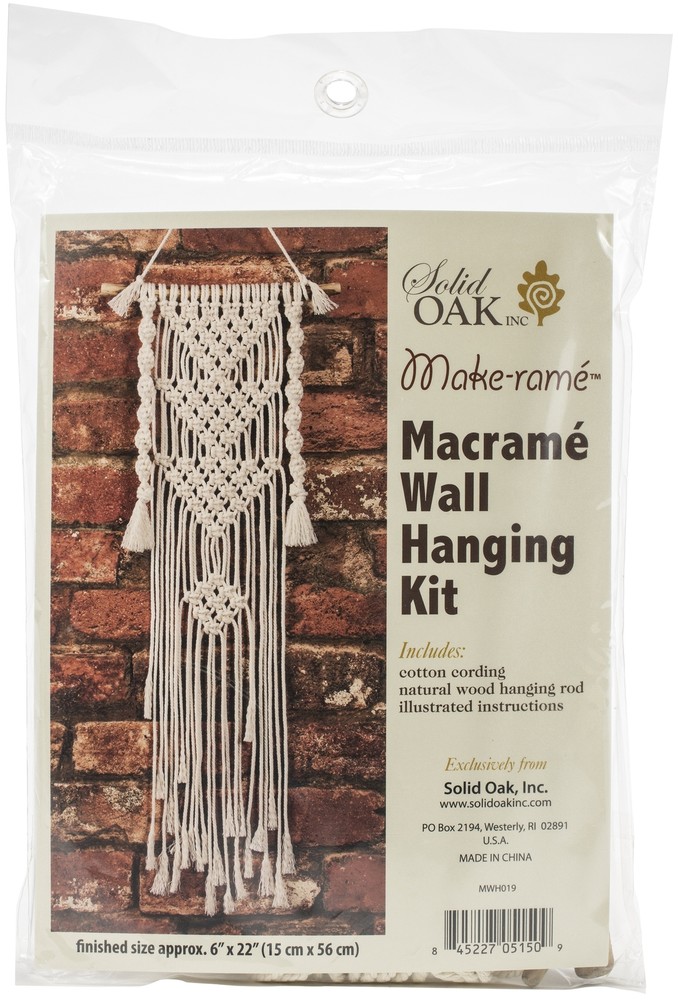 Small Format Macrame Kit-Three Triangles (Pack of 1)