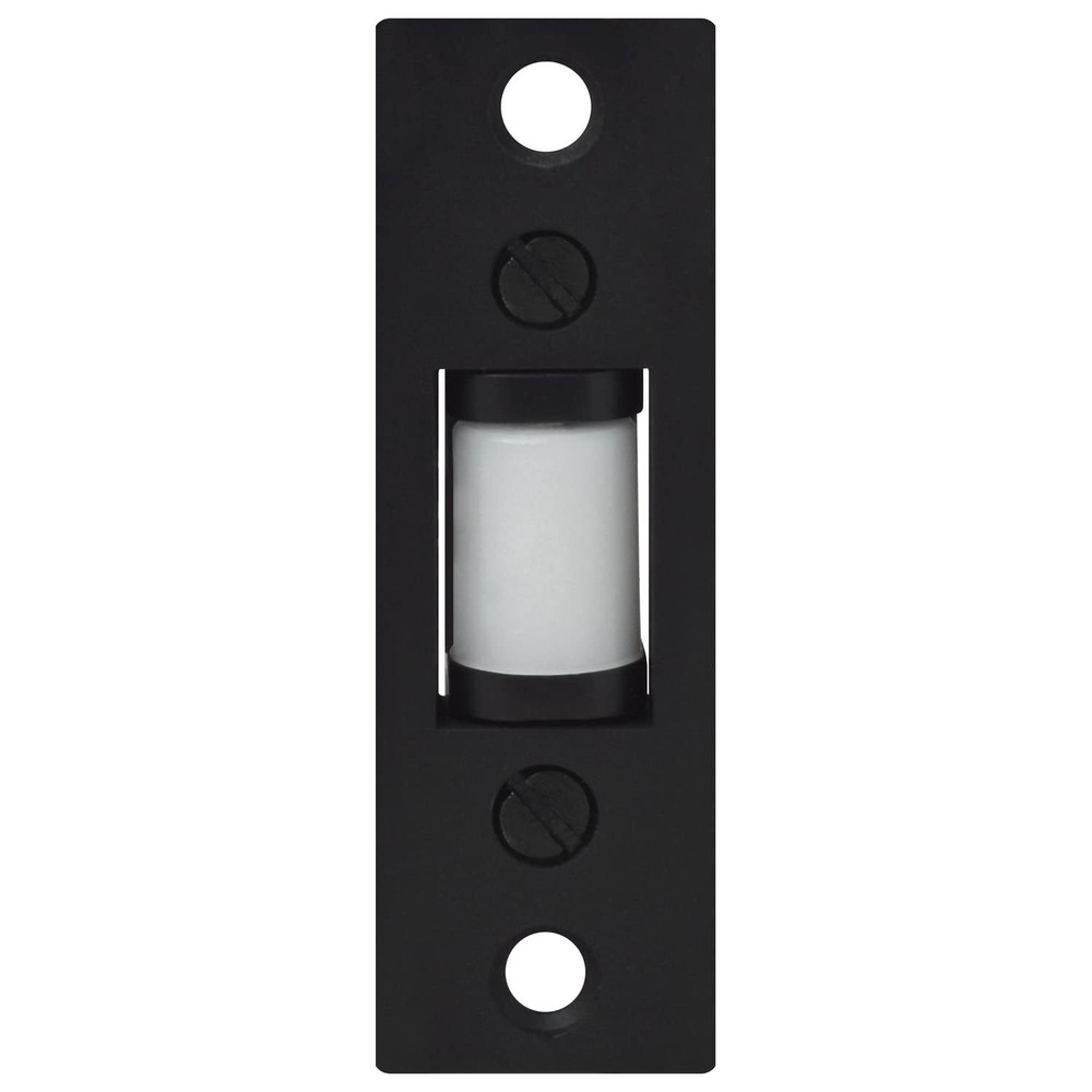 Nuk3y Heavy Duty Adjustable Solid Brass Roller Catch w/Full Lip Strike Black
