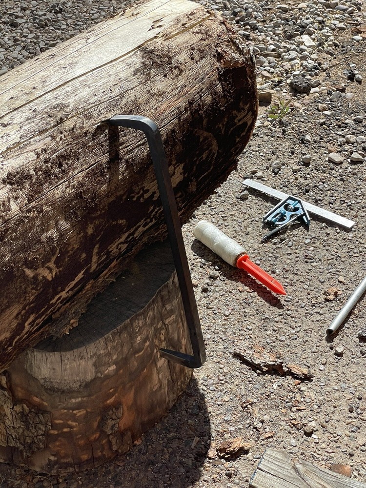 Timber Log Dogs Hand Forged