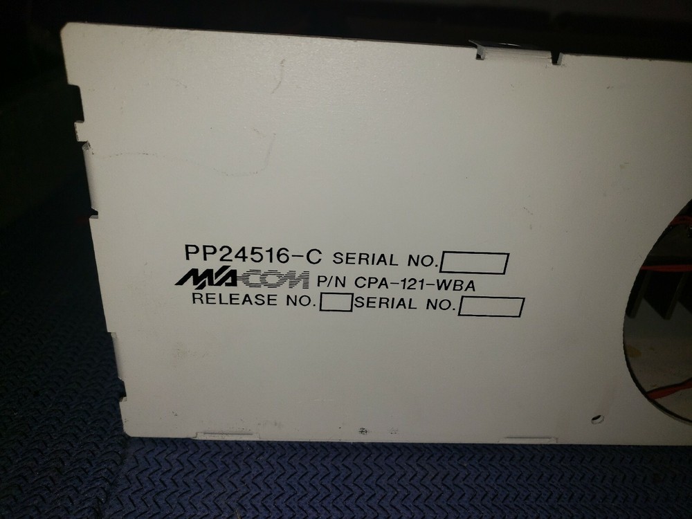 MA-COM RF Power Amplifier Interdigital PP24516-C or CPA-121-WBA