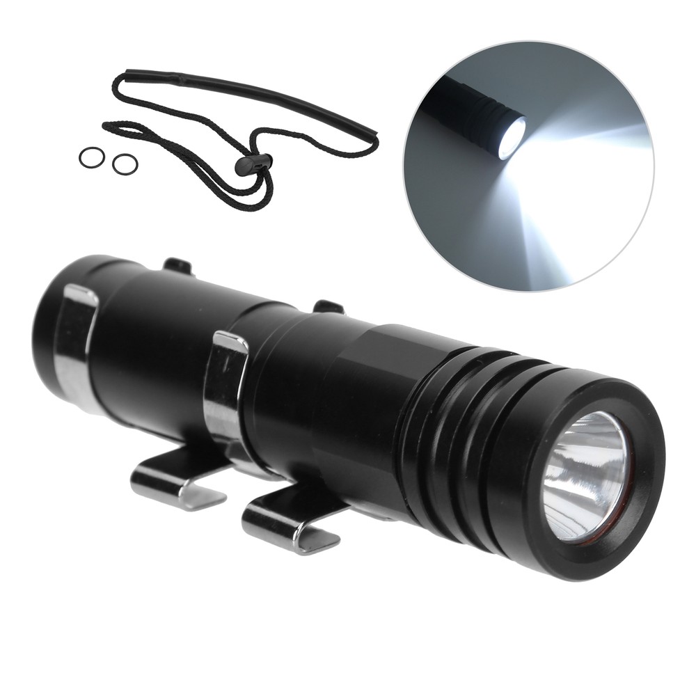 Mini Diving Light 200M Waterproof Underwater LED Flashlight Camping Lantern FF