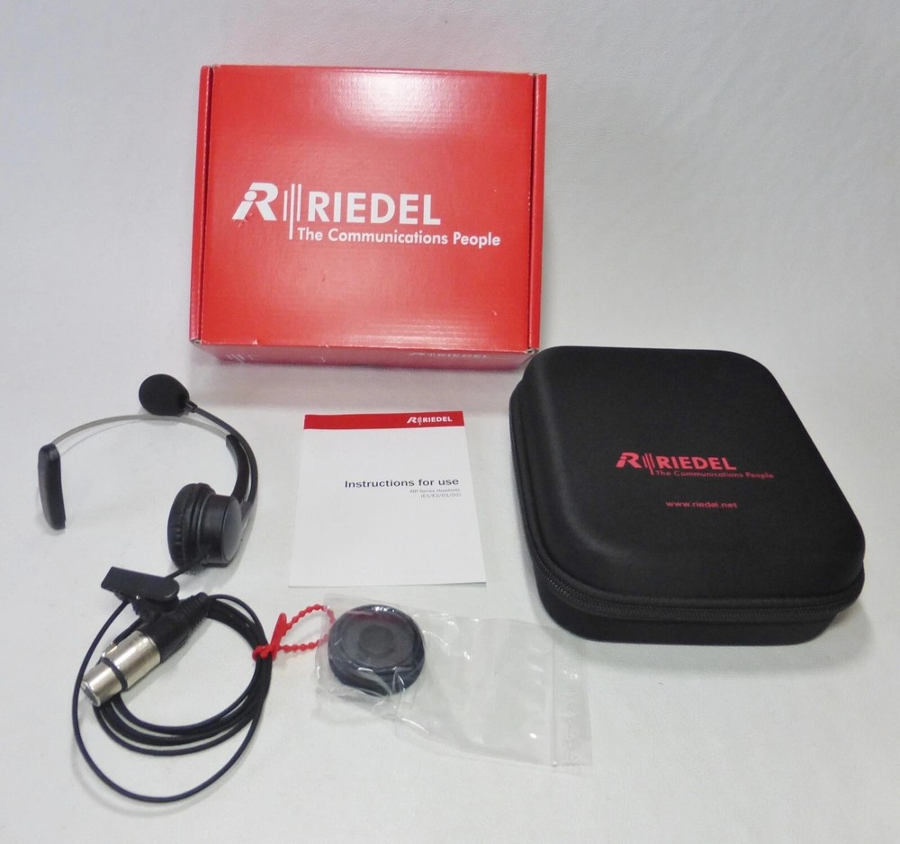 NEW Riedel AIR-D1 (XLR5F) Intercom Headset - Germany
