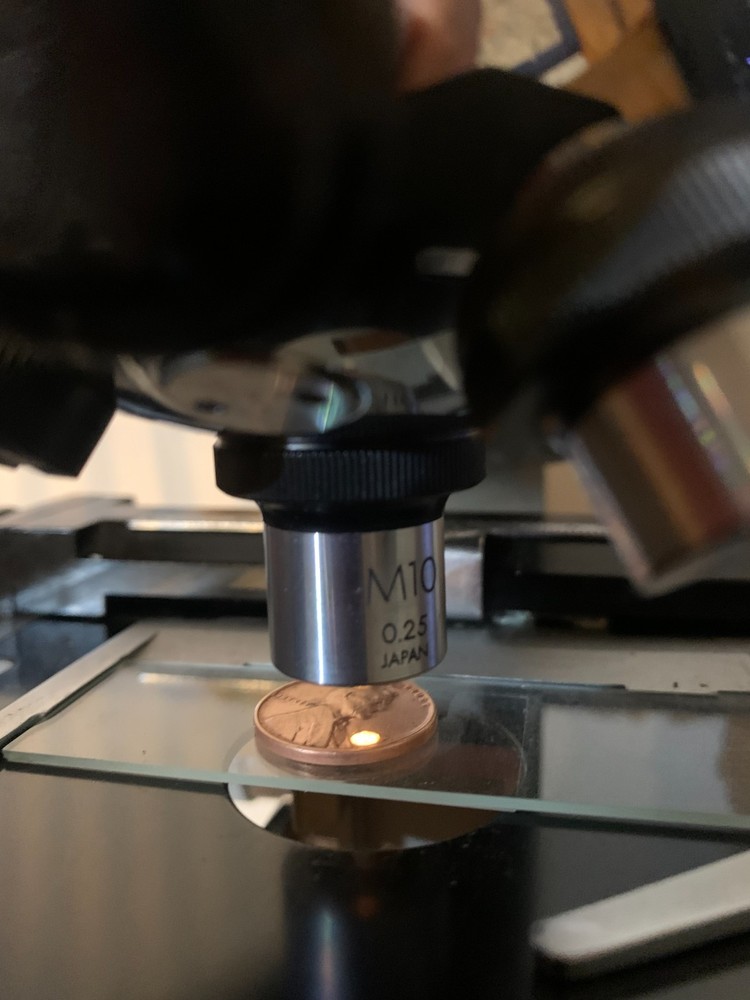 Olympus MF metallurgical microscope
