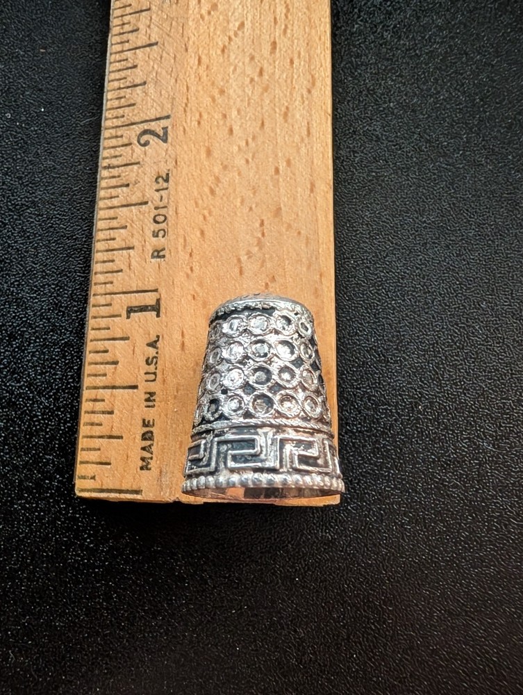 Sterling Silver (925) Decorative Thimble