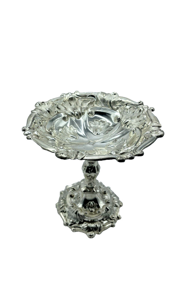 Vintage Silverplated Pedestal Candy Dish/Holder- Absolute Mint!