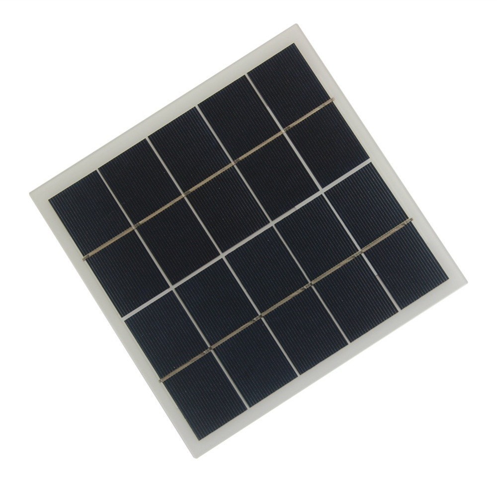 4W 5V Solar Charger Panel for Security Cameras Lights and Portable Electronics