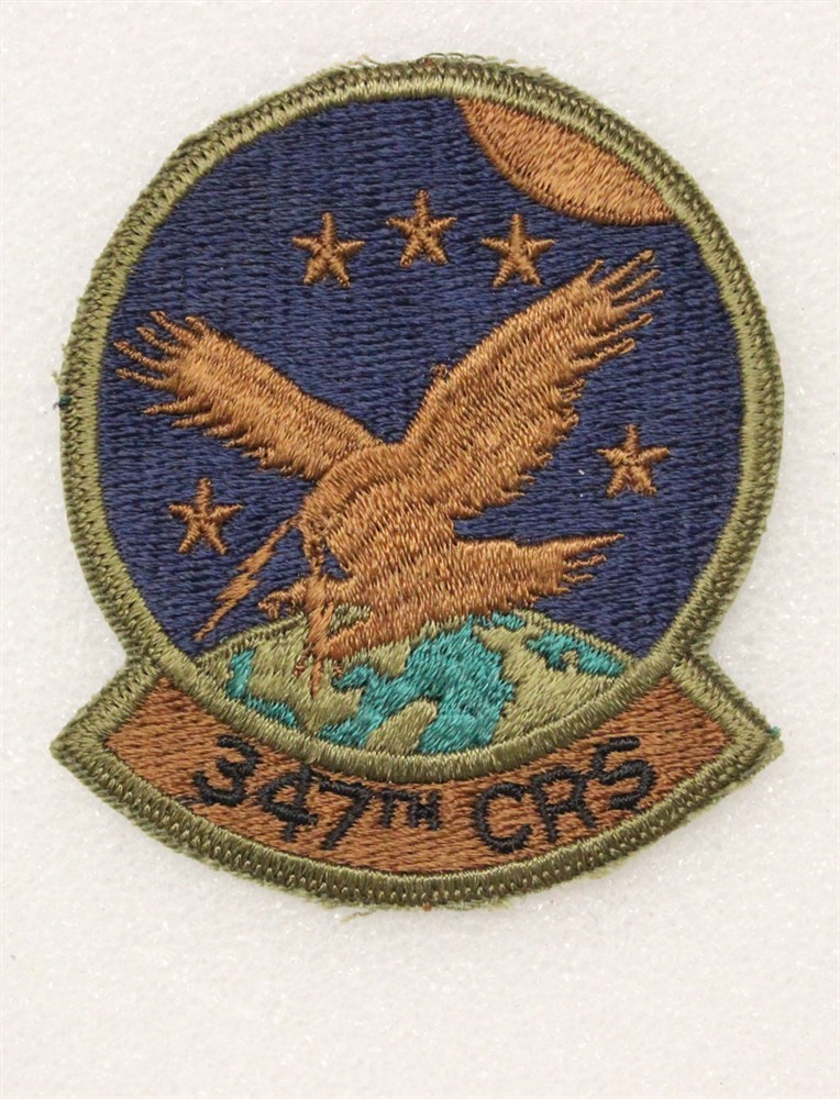 USAF Air Force Patch 4318: 347th Component Repair Squadron - subdued