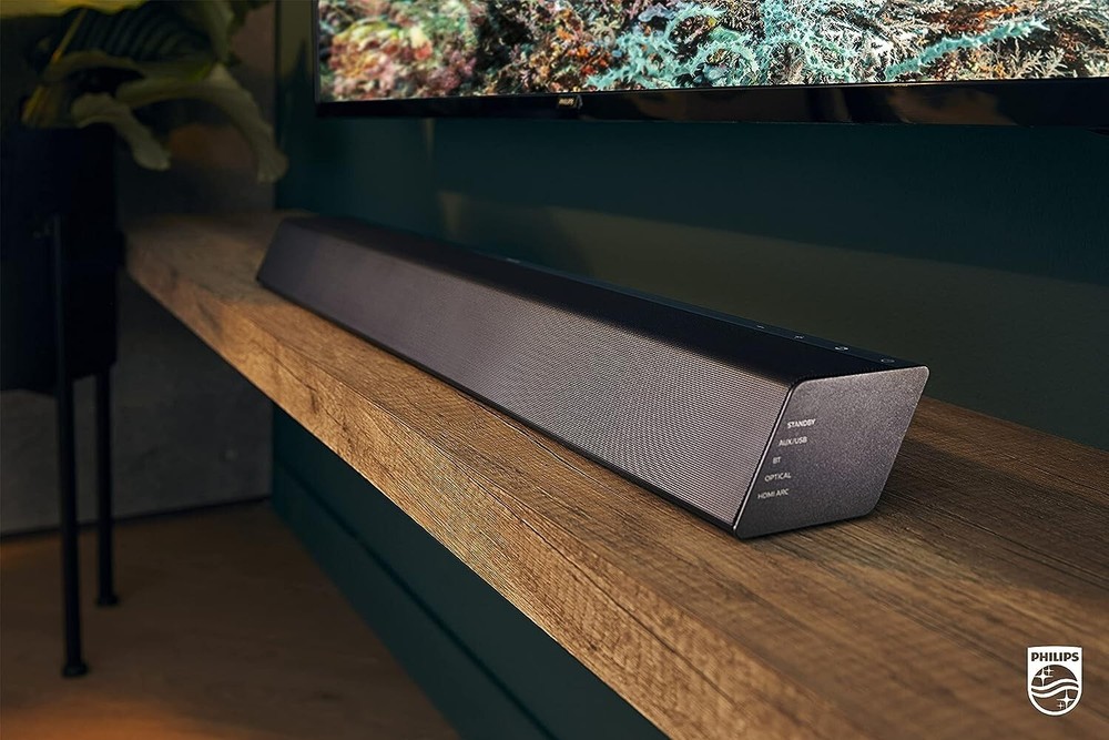 Philips Audio Performance Soundbar Speaker with Wireless Subwoofer - Black