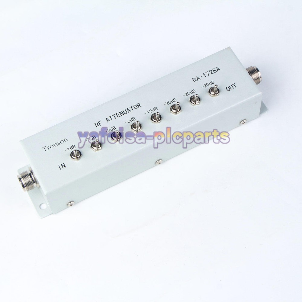 0 - 82DB VARIABLE/ STEP ATTENUATOR 50 OHM for Ham Radio Transmitter NEW