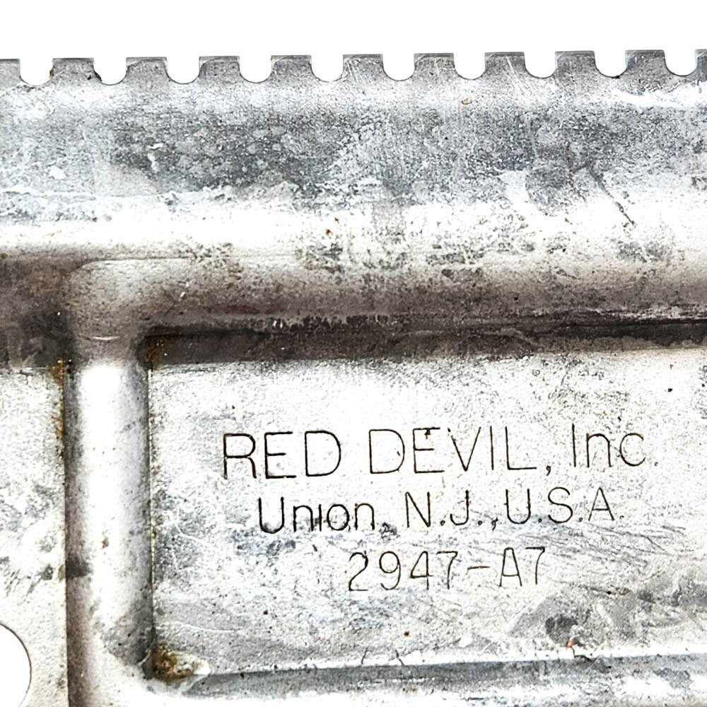 Red Devil 2947-A7 Sharp Edge Metal Adhesive Spreader, Made in USA