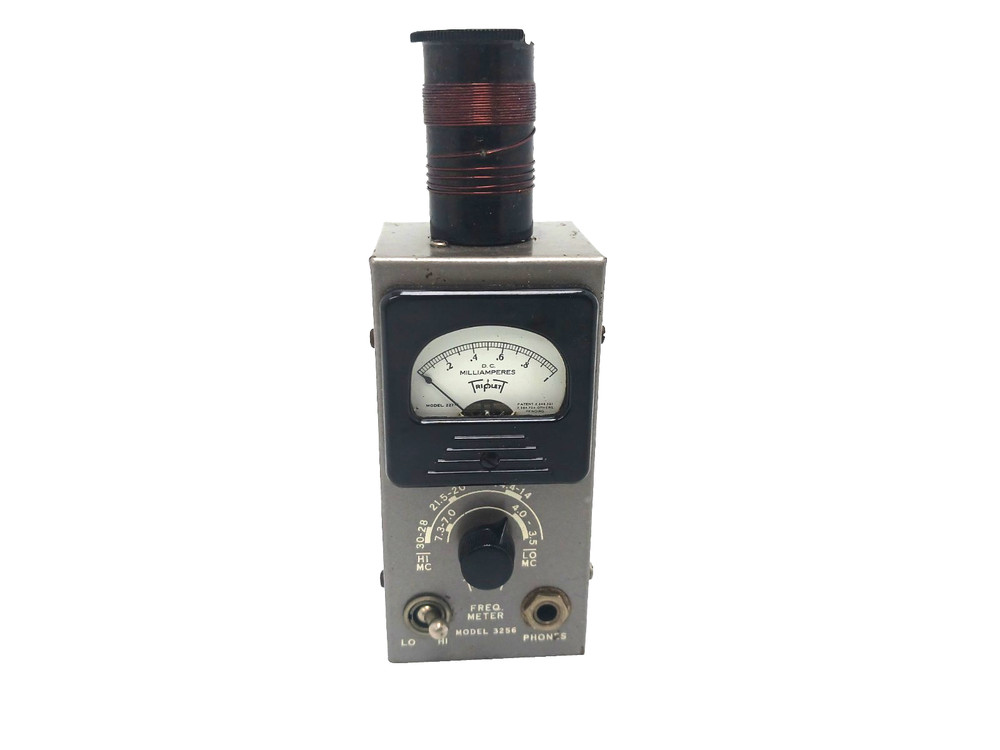 Triplet 3256 Frequency Meter - WORKS