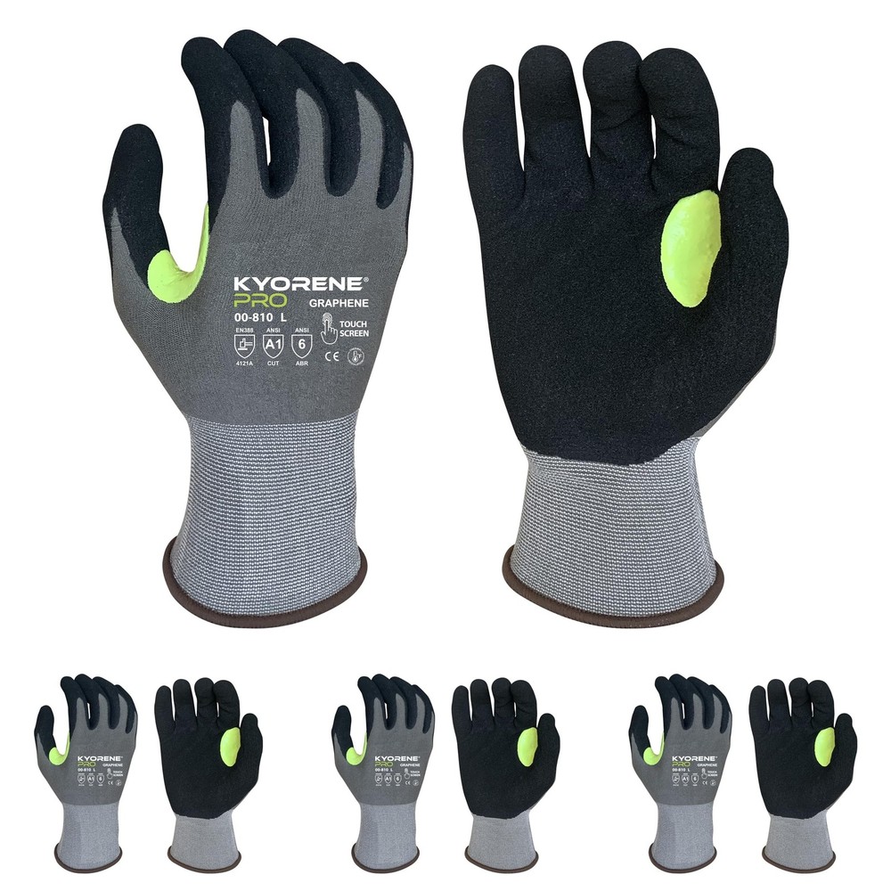 Armor Guys Kyorene Pro Graphene Protective Work Gloves - MicroFoam ... Fast Ship